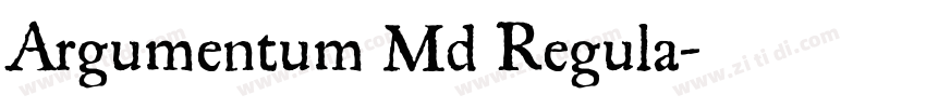 Argumentum Md Regula字体转换